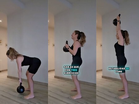 Peso muerto con press de hombros