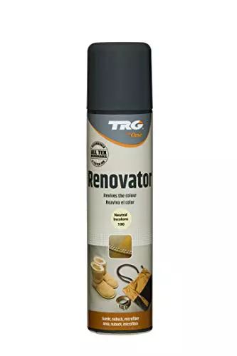 TRG The One - Spray Renovador para calzado de Ante, Nubuck y Microfibra | #112 Rojo, 250ml