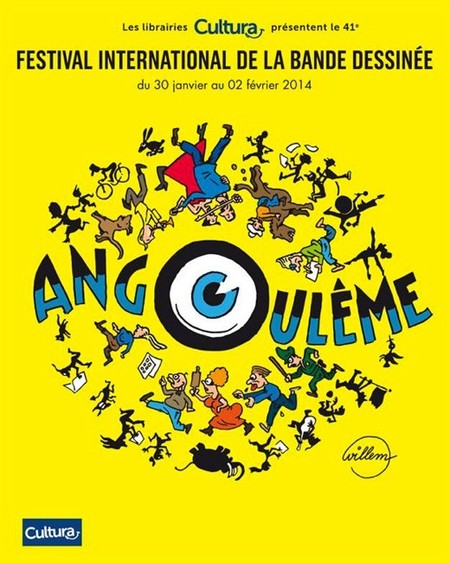El Festival Internacional del Cómic Angoulême se celebra del 30 de enero al 2 de febrero de 2014