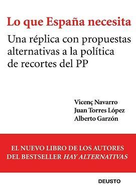 Lo que España necesita, un libro que no acompaña al título