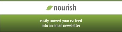 Nourish, convierte los contenidos de los canales rss en boletines de e-mail