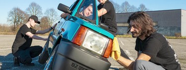 Un Fiat Panda de 1993 fue modificado y ahora mide 50 cm de ancho. Ya es el más pequeño del mundo