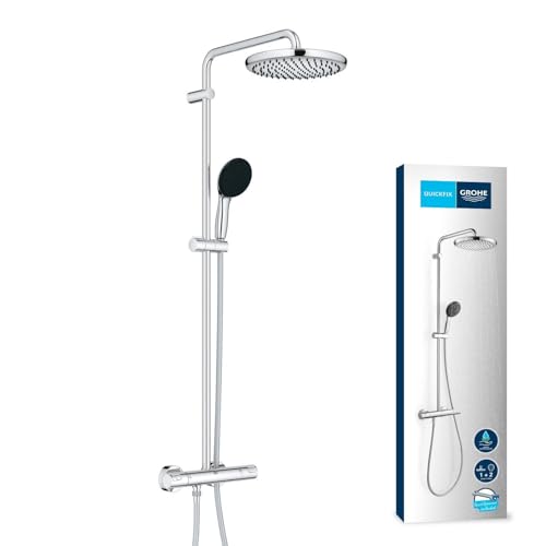 Grohe Vitalio Start System 250 Sistema de ducha con termostato incorporado, Cromo, 26677001