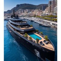 Alto nível de sofisticação, cinema privativo e carro de luxo: conheça o Obsidian Horizon, um superiate de R$4,2 bilhões  