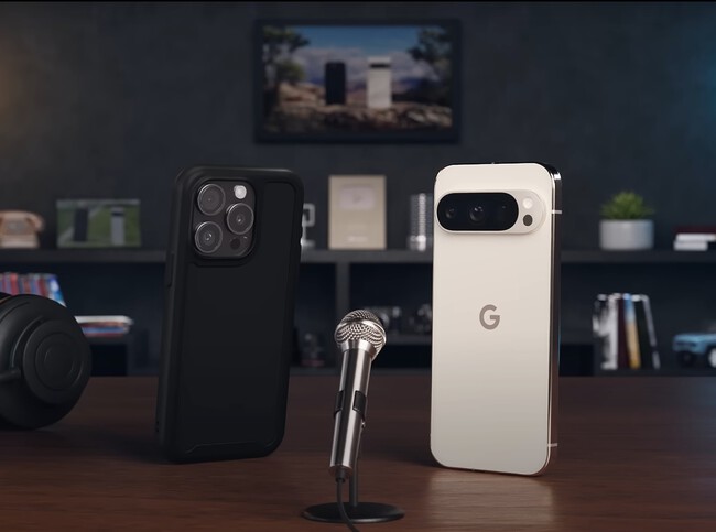 Google Pixel y iPhone