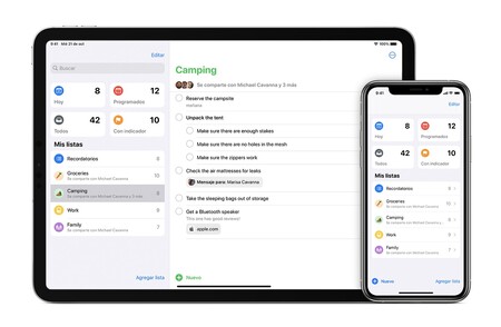 Cómo dejar de compartir listas de Recordatorios en nuestro iPhone, iPad o Mac