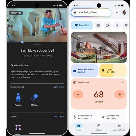 Gemini Google Home Notificaciones Camara