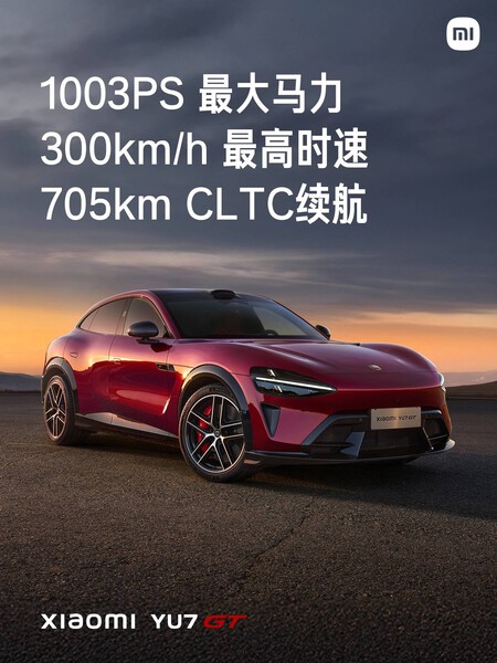 Xiaomi YU7 gt