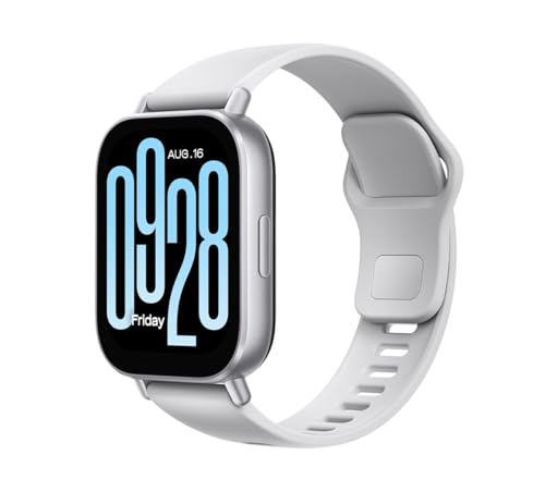 XIAOMI Redmi Watch 5 Active, Llamadas Bluetooth, Pantalla LCD de 2 Pulgadas, Monitor de frecuencia cardíaca, 140 Modos Deportivos, hasta 18 días de autonomía, Plata