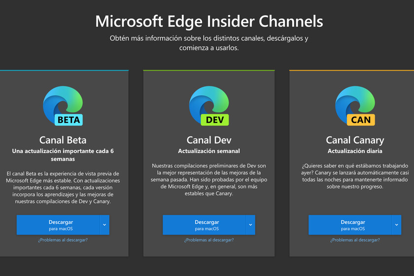 Edge se actualiza en los canales Beta y Dev: al primero llegan las ...