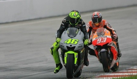 Valentino Rossi y Marc Márquez