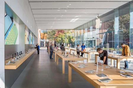Apple Store Stanford By Bohlin Cywinski Jackson ステンレススチール