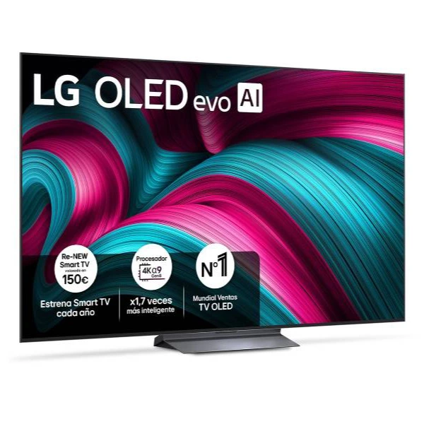 LG - TV OLED evo AI C5 164cm (65') LG OLED65C56LB, Smart TV 4K.