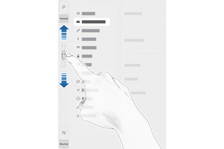Cambio De Marchas En Pantalla Tesla