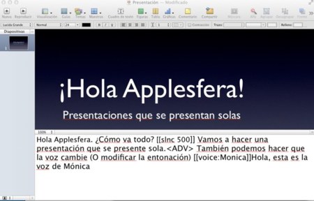 Truco: Cómo hacer que tus archivos de keynote se presenten solos, ¡y con voz!