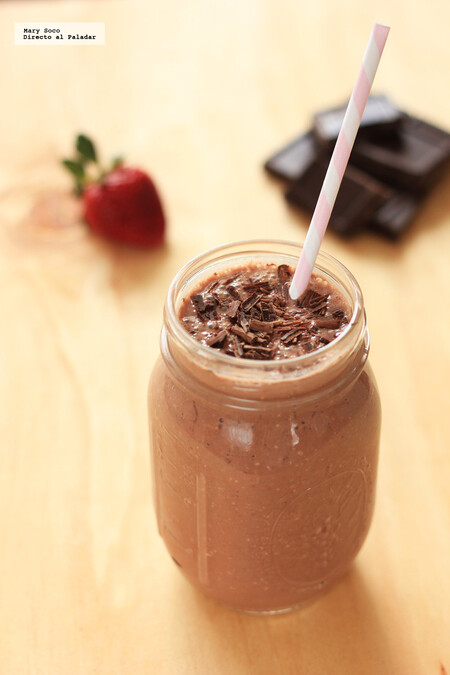 Smoothiechocolatefresaavena