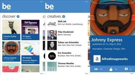 Be, una aplicación que te dejará entrar a Behance desde tu Windows Phone