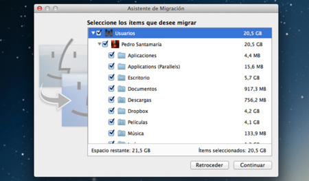 Asistente migración