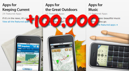 La AppStore supera las 100.000 aplicaciones
