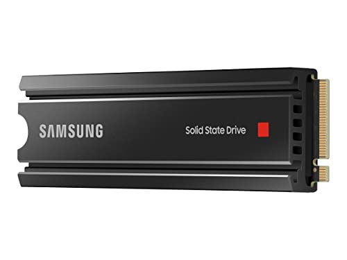 Samsung 980 PRO SSD with Heatsink 1TB PCIe Gen 4 NVMe M.2 Internal Solid State Hard Drive, Heat Control, Max Speed, PS5 Compatible, MZ-V8P1T0CW