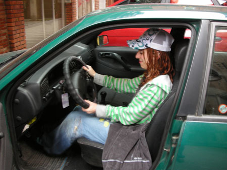 Mujer conductora