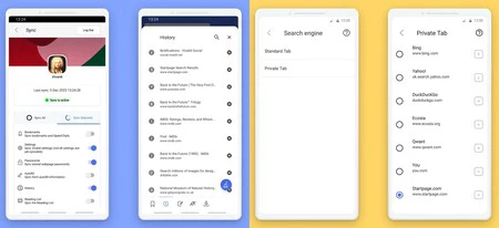 新機能のスクリーンショット。ヴィヴァルディの画像