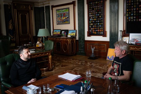 Volodymyr Zelensky con Sean Penn