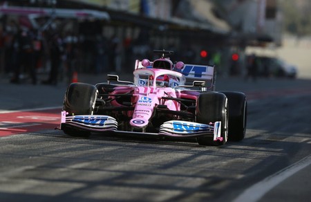 Sergio Perez Montmelo F1 2020