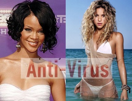 Shakira y Rihanna podrían ser un virus