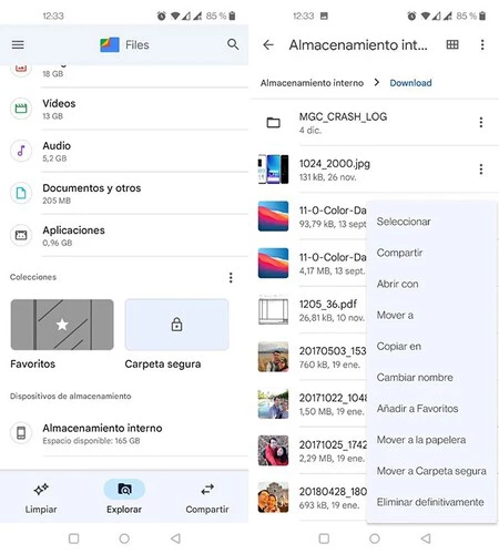 Google ファイル ファイル エクスプローラー