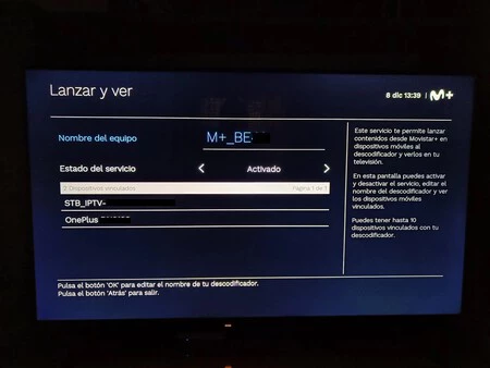 Cómo controlar la televisión de Movistar Plus+ desde el teléfono móvil