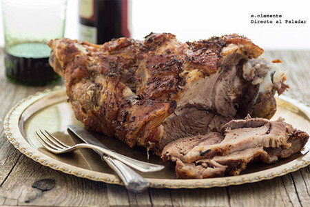 Cómo asar un lacón fresco. Receta