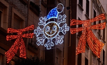 Este año se gasta un 21% menos en alumbrado navideño