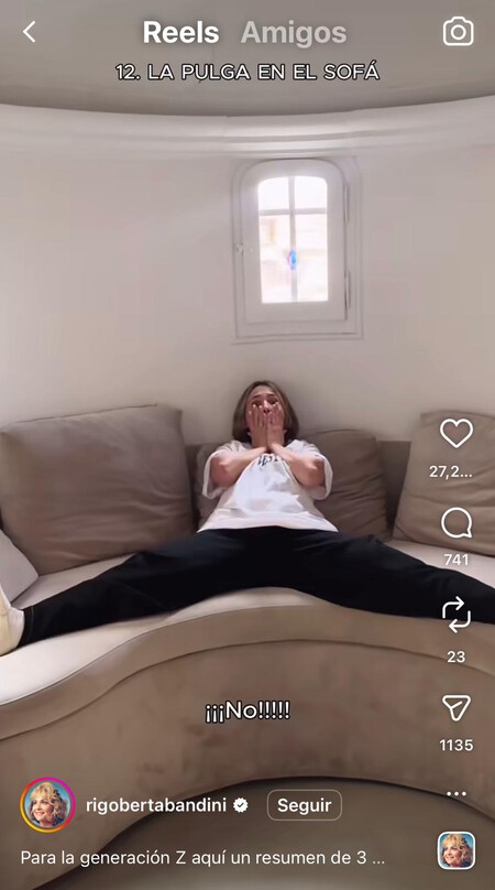 El sofá de Rigoberta Bandini