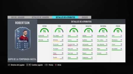 TOTSSF. Todos los mapas del Equipo de la temporada de la Premier League y los nuevos objetivos temáticos 26 Fifa 20 C Fut en menús 1296