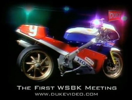 La primera carrera del WSBK: Donington Park 1988