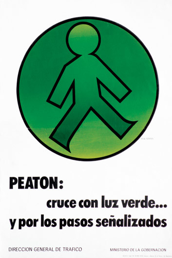 1976 Peaton Cruce Con Luz Verde
