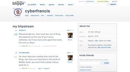 Blippr, nuevo sistema de recomendación social