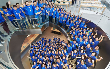 Imagen de la semana: Applesfera en Omotesando
