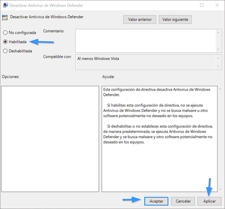  Desactivar Antivirus De Windows Defender