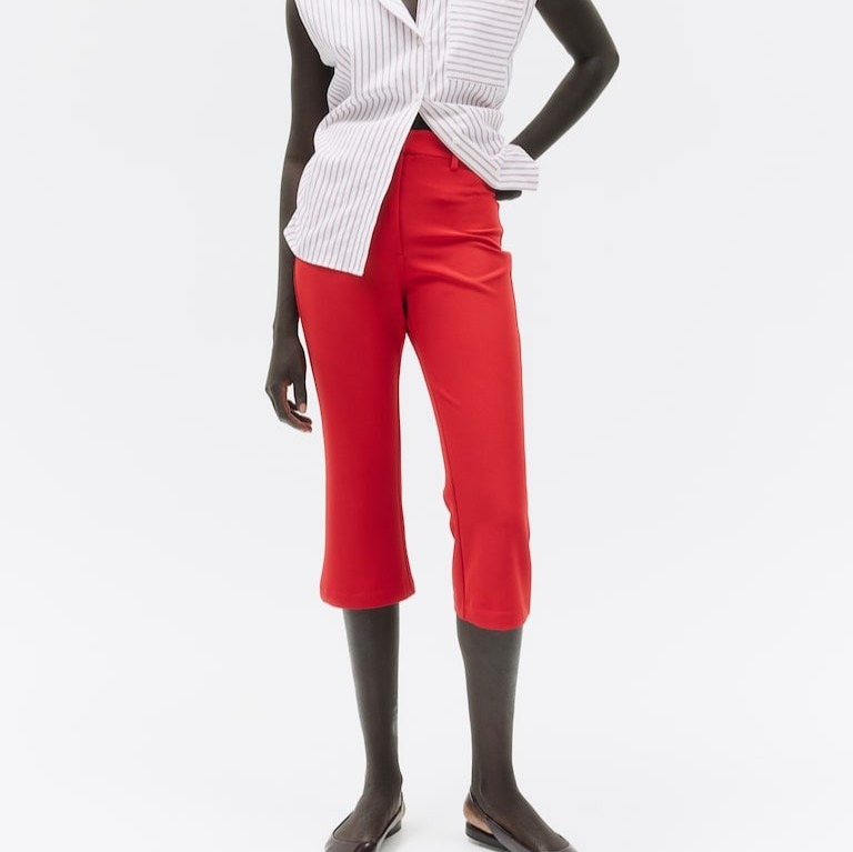 Pantalón capri de vestir

