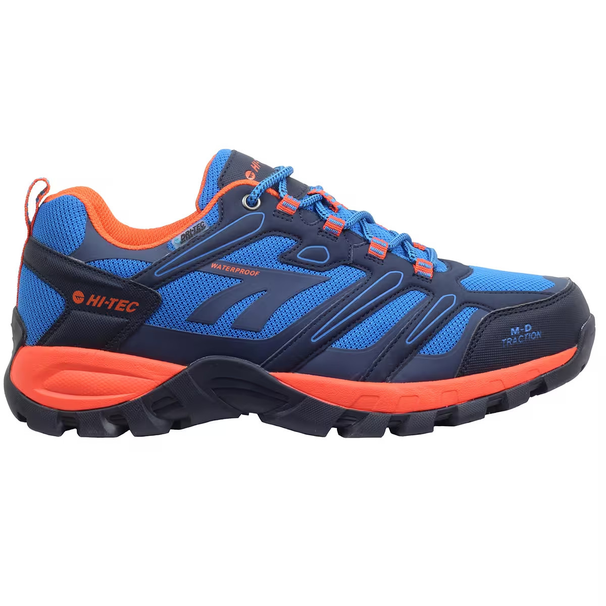 Zapatilla de Senderismo para Hombre Hi-Tec Muflon Low WP Azul Impermeable
