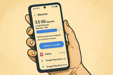 Memoria RAM móvil smartphone