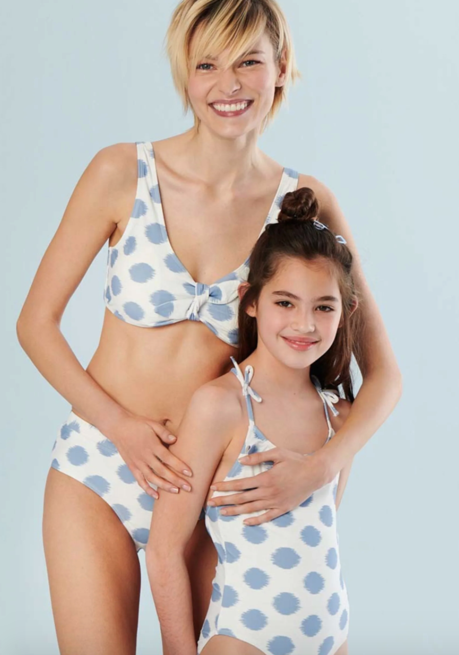 Bañador mujer nudo escote