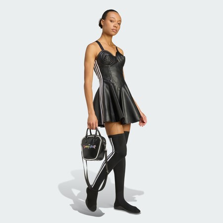 Vestido De Piel Sintetica Adidas X Jeremy Scott Negro Jw0833 25 Model