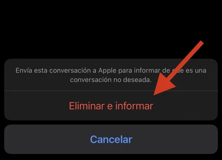 iPhoneのスパムを報告する