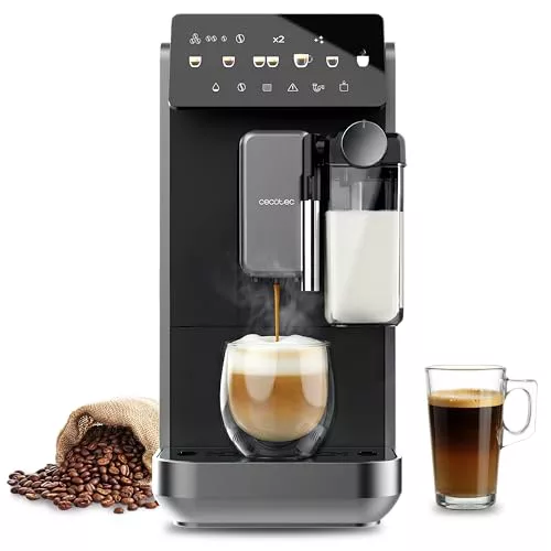 Cecotec Cafetera Superautomática con Depósito de Leche