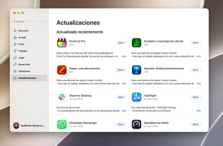 Actualizaciones