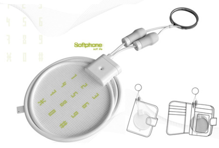 SoftPhone, concepto de móvil de algodón