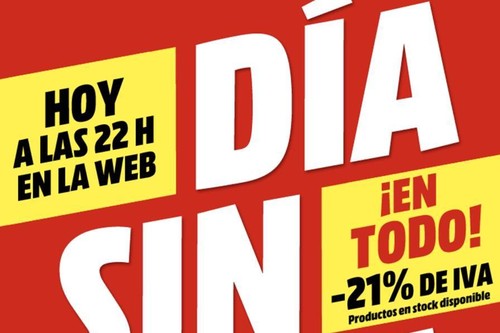 Vuelve el Día Sin IVA a MediaMarkt: las 29 mejores ofertas en portátiles, televisores y smartphones